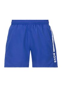 BOSS Herren Badeshorts "Dolphin", blau, sportlich, Gr. XL, unifarben, Microfaser, Microfaser, Badehosen, mit seitlichem Kontraststreifen