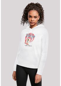 F4NT4STIC Damen Kapuzenpullover "The Beach Boys Band Surfer '83 Vintage", weiß, casual, Gr. L, Obermaterial: 50% Baumwolle, 50% Polyester, Pullover,