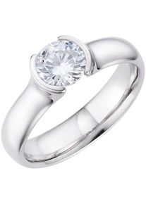 HECHTER PARIS Damen Fingerring "Schmuck Geschenk Silber 925 Damenring", 53, Silber 925 (Sterlingsilber), 4,9mm, silber, Silber 925 (Sterlingsilber),