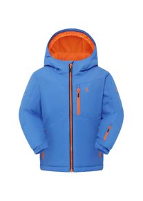 Kamik Kinder Winterjacke "NIKO", blau, sportlich, Gr. 122, unifarben mit Farbeinsatz, Softshell, Obermaterial: 100% Polyester. Futter: 100%