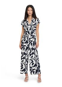 Betty Barclay Damen Overall "Betty Barclay Jumpsuit mit Eingrifftaschen", blau, feminin, Gr. 44, Jersey, Obermaterial: 95% Polyester, 5% Elasthan.,