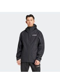 adidas terrex Herren Outdoorjacke "MULTI 2.5L R J", schwarz, sportlich, Gr. S, Obermaterial: 100% Polyester, Jacken