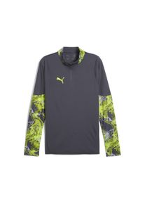 Puma Herren Sweatjacke "IndividualCUP Fußballtop mit viertellangem Reißverschluss Herren", grau, Gr. XS, Obermaterial: 100% Polyester, Sweatjacken