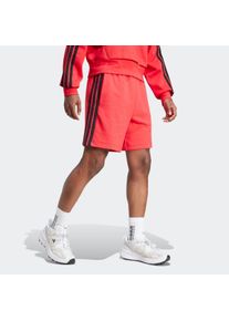 Herren Shorts "M 3S FT SHO", rot, sportlich, Gr. XL, adidas Sportswear, Obermaterial: 55% Baumwolle, 36% Polyester, 9% Viskose, Hosen
