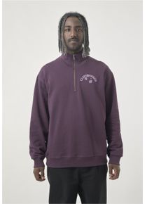 Cleptomanicx Herren Sweatshirt "Boule & Pasti", lila, casual, Gr. S, bedruckt, 100% Baumwolle, Sweatshirts, mit Print auf der Rückseite