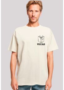 F4NT4STIC Herren T-Shirt "Wise Dad Vatertag", beige, casual, Gr. 5XL, Obermaterial: 100% Baumwolle, Shirts, Premium Qualität