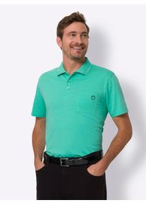 CLASSIC Herren Poloshirt "Kurzarm-Poloshirt", blau, Gr. 56, unifarben, 100% Baumwolle, Shirts