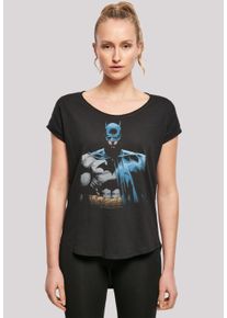 F4NT4STIC Damen T-Shirt "Batman Close Up'", schwarz, casual, Gr. L, Obermaterial: 100% Baumwolle, Shirts, Print