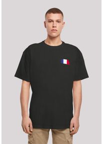 F4NT4STIC Herren T-Shirt "France Frankreich Flagge Fahne", schwarz, casual, Gr. L, Obermaterial: 100% Baumwolle, Shirts, Print