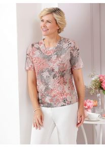 CLASSIC Damen Kurzarmshirt "Shirt", rosa, Gr. 40, 70% Polyester, 30% Viskose, Shirts