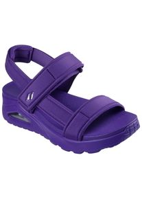 Skechers Damen Sandale "UNO-FUN STAND", Gr. 37, lila, Textil, unifarben, sportlich, Schuhe, mit Skech-Air Ausstattung