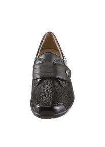 Damen Klettschuh, Hallux Soft by Goldkrone, Gr. 7, schwarz, Glattleder, Basic, Schuhe