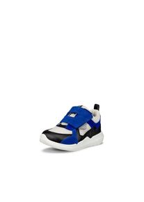 Ecco Kinder Lauflernschuh "Biom", Gr. 23weiß, royalblau, schwarz, Leder, Veloursleder, Textil, kontrastfarbene Details, casual, Schuhe, Babyschuh,