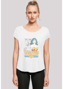 F4NT4STIC Damen T-Shirt "DC Comics Superhelden Wonder Woman Posing", weiß, casual, Gr. XXL, Obermaterial: 100% Baumwolle, Shirts, Print