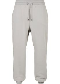 Urban Classics Herren Stoffhose "Urban Classics Herren Basic Sweatpants", grau, Gr. L, unifarben, 80% Baumwolle, 20% Polyester, Hosen