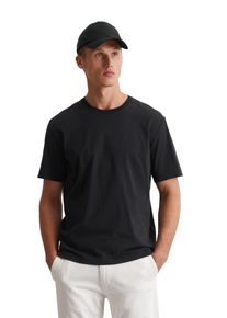 Marc O'Polo MARC O'POLO Herren T-Shirt "aus reiner Bio-Baumwolle", schwarz, Basic, Gr. XL, unifarben, Obermaterial: 100% Baumwolle, Shirts