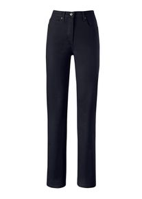 Casual Looks Damen 5-Pocket-Jeans, schwarz, Gr. 18, unifarben, 78% Baumwolle, 20% Polyester, 2% Elasthan, Jeans