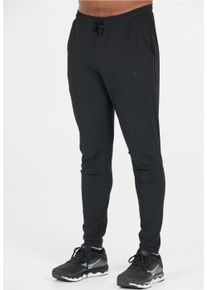 Virtus Herren Sweathose "Alonso", schwarz, casual, Gr. L, unifarben, 79% Polyamid, 21% Elasthan, Hosen, mit funktionalem Stretch und Atmungsaktivität