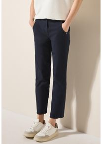 Cecil Damen 5-Pocket-Hose, blau, casual, Gr. 31, unifarben, Web, 98% Baumwolle, 2% Elasthan, Hosen, High Waist
