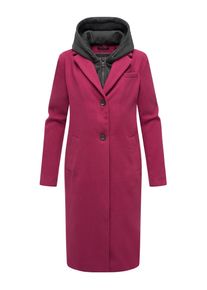 Navahoo Damen Langmantel "Kekstraum 14", lila, sportlich, Gr. XS, Obermaterial 1: 95% Polyester, 3% Viskose, 2% Elasthan; Obermaterial 2: 100%