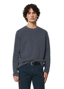 Marc O'Polo MARC O'POLO Herren Langarmshirt "aus Organic Cotton", blau, Basic, Gr. XL, unifarben, Obermaterial: 100% Baumwolle, Shirts