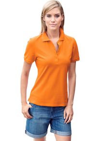 Heine Damen Poloshirt "Poloshirt", orange, Gr. 42, unifarben, 95% Baumwolle, 5% Elasthan, Shirts