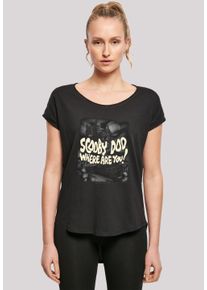 F4NT4STIC Damen T-Shirt "Scooby Doo Scary Castle", schwarz, casual, Gr. M, Obermaterial: 100% Baumwolle, Shirts, Damen,Premium