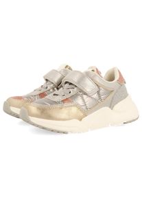 Gioseppo Kinder Sneaker "GORHAM", Gr. 32, silber, Synthetik, Textil, metallic, sportlich, Schuhe, Chunky Sneaker, Sneaker, Schnürschuh im Metallic