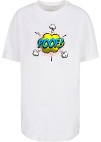 Merchcode Herren T-Shirt "Merchcode Damen Ladies POOF Comic Boyfriend Tee", weiß, casual, Gr. XXL, bedruckt, 100% Baumwolle, Shirts