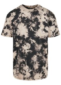 Urban Classics Herren T-Shirt "Urban Classics Herren Oversized Bleached Tee", schwarz, casual, Gr. XL, colorblocking, 100% Baumwolle, Shirts