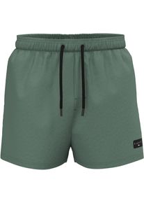 Bugatti Herren Badeshorts "TONI", grün, sportlich, Gr. L, Polyamid, Badehosen, linkes Bein Label mit Logoprint