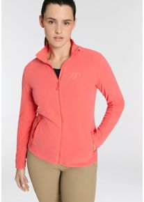 Maier Sports Damen Fleecejacke "D GG Fleecejacke", pink, sportlich, Gr. 44, unifarben, Fleece, Obermaterial: 100% Polyester, Jacken