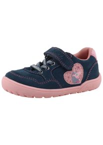 Lurchi Kinder Barfußschuh "Jany, Barefoot", Gr. 27, bunt, Veloursleder, Lederimitat, Textil, kontrastfarbene Details, casual, Schuhe, Kinderschuh,