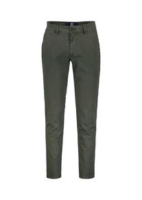 Lerros Herren 5-Pocket-Jeans "Lerros Basic Chino in Strukturqualität, SLIM FIT", grün, Gr. 33, 80% Baumwolle, 17% Lyocell, 3% Elasthan, Jeans