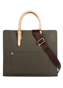 Bugatti Damen Henkeltasche "ELLA", grün, Kunstfaser, unifarben, leicht glänzend, Taschen