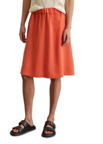 Marc O'Polo MARC O'POLO Damen Webrock "aus Lyocell-Leinen-Mix", rot, casual, Gr. 46, unifarben, Obermaterial: 94% Lyocell, 6% Leinen; Futter: 100% Nicht