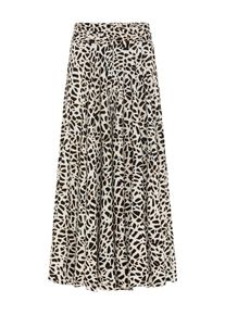 Lascana Damen Hosenrock, beige, modisch, Gr. 36, bedruckt, Web, Obermaterial: 100% Polyester, Röcke, mit grafischem Alloverdruck, Culotte,