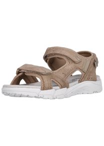 CRUZ Damen Sandale "Auguete", Gr. 36, braun, Leder, casual, Schuhe, mit praktischen Klettverschlüssen