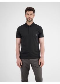 Lerros Herren Poloshirt "Lerros Performance Poloshirt mit COOL & DRY Funktion", schwarz, Gr. M, 75% Baumwolle, 25% Polyester, Shirts