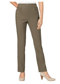 Classic Basics Damen Stretch-Hose, grün, Gr. 23, unifarben, 72% Viskose, 25% Polyamid, 3% Elasthan, Hosen