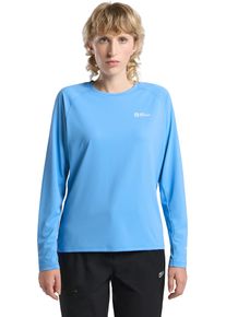Jack Wolfskin Damen Funktionsshirt "PRELIGHT SWIFT LS W", blau, Gr. M, Oberstoff 100% POLYESTER, Shirts