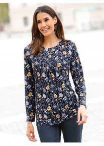 Inspirationen Damen Print-Shirt "Shirt", bunt, Gr. 36, geblümt, gemustert, mehrfarbig, bedruckt, 95% Viskose, 5% Elasthan, Shirts