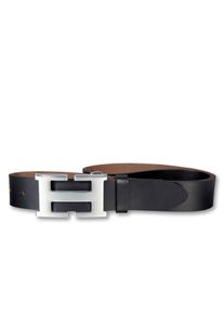 Silbergift Damen Koppelgürtel, schwarz, modisch, Gr. 105, unifarben, Rindsleder, Gürtel, Mit silberner Kopplschließe, Vollrindleder