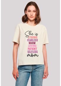 F4NT4STIC Damen T-Shirt "Mothers Day Inspirational Quote", weiß, casual, Gr. L, Obermaterial: 100% Baumwolle, Shirts, Premium Qualität