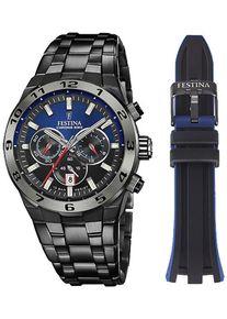 Festina Herren Chronograph "Chrono Bike 2024 - Special Edition", schwarz, Armbanduhren, Armbanduhr, Quarzuhr, Herrenuhr, Stoppfunktion, Special