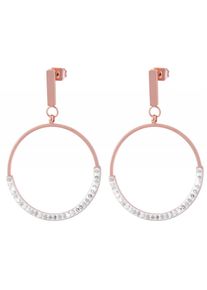 Adelia´s ADELIA ́S Damen Paar Ohrhänger "Neuheit 2025 - Damen Ohrstecker aus poliertem Edelstahl", Damen, Edelstahl, silber, Edelstahl, Ohrringe