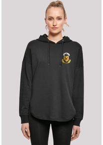 F4NT4STIC Damen Kapuzenpullover "Rubber Duck Captain OVERSIZE HOODIE", schwarz, casual, Gr. M, Obermaterial: 100% Baumwolle, Pullover, Print