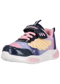 ZIGZAG Kinder Sneaker "Hori", Gr. 32, blau, Polyurethane, Kunstfaser, casual, Schuhe, mit blinkender Leucht-LED-Sohle