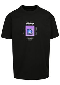 MisterTee Herren T-Shirt "MisterTee Unisex Catch Em Oversize Tee", schwarz, casual, Gr. XS, unifarben, 100% Baumwolle, Shirts