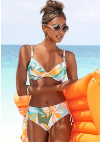 Sunseeker Damen Bügel-Bikini "Allis", gelb, Gr. 36, Microfaser, Microfaser, Bikini-Sets, mit kleinen Zierringen am Top